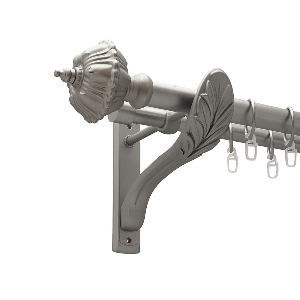 Карниз Orvit Шато металевий дворядний ретро Сатин 25\19 мм 200 см (00-00011348) Львов - изображение 1