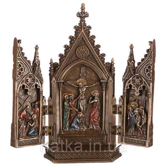 Статуетка Veronese "Триптих" 20*10 см основана сюжет із бронзовим покриттям 76234A4 Київ