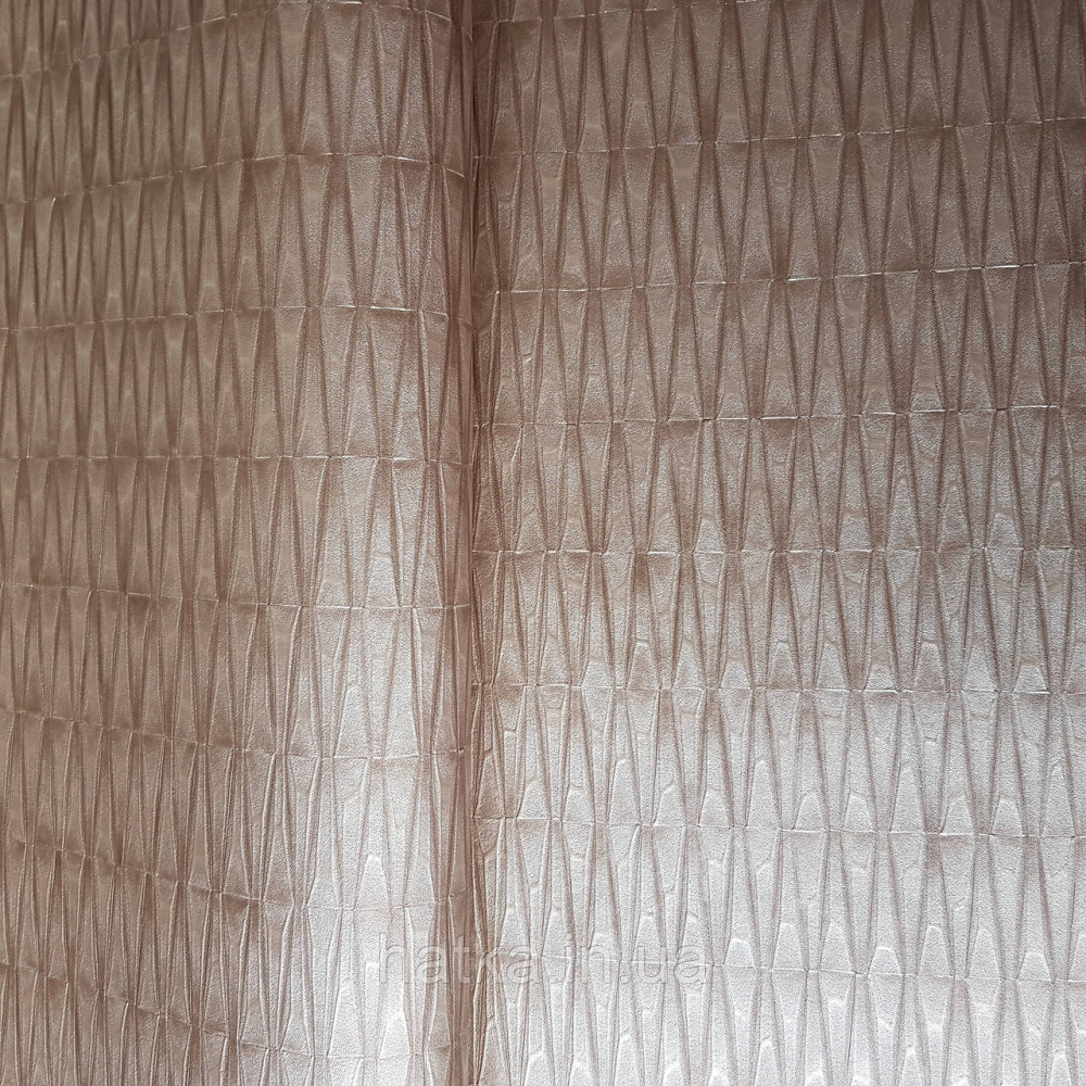 Шпалери вінілові на флізелін Rasch Factory 0.53х10,05 геометрія ромби смуги структурні червоне золото 428445 Київ - фото 1