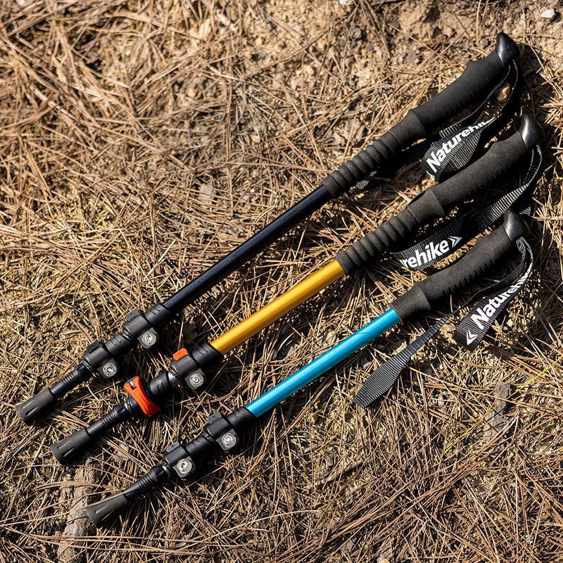 Трекинговая палка 3-сек. Naturehike Men ST 01 6061 AL NH17D001-Z, алюминий, синяя Ровно - изображение 4