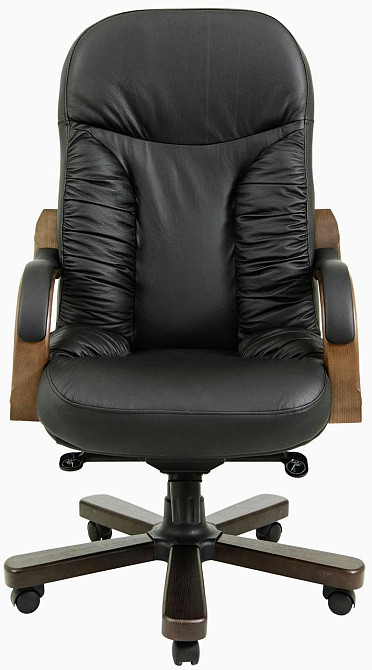 Офисное Кресло Руководителя Richman Buford Fly 2230 Wood Lux Venge М2 AnyFix Черный Киев - изображение 2