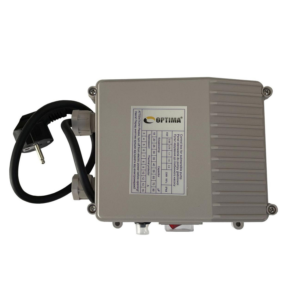 Насос скважинный с пов,уст, к песку 3″ OPTIMA 3SDm1,8/15 0,37 кВт 61м + пульт+кабель 35м NEW (000021398) Киев - изображение 5