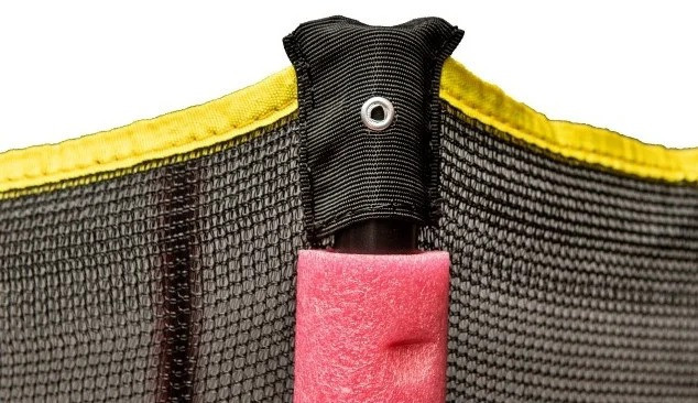 Дитячий батут 140 см Just Fun із захисною сіткою для дітей Червоний Київ - фото 5