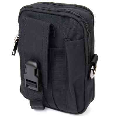 Сумка Vintage На пояс нейлон Черная (20645) Винница