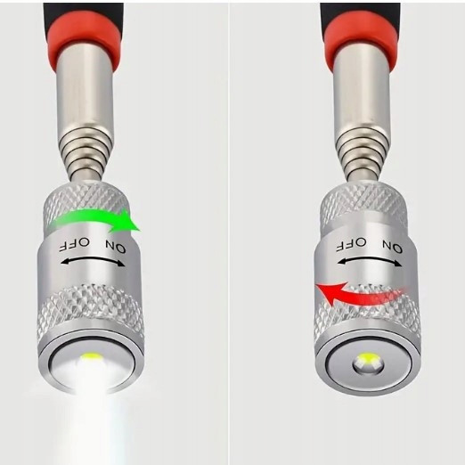 Магнітний телескопічний маніпулятор з підсвіткою 79 см Київ - фото 5
