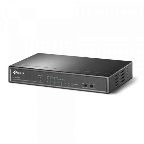 Комутатор TP-Link TL-SF1008LP 8x1FE/4xPoE 41W некерований 250м (TL-SF1008LP) Киев