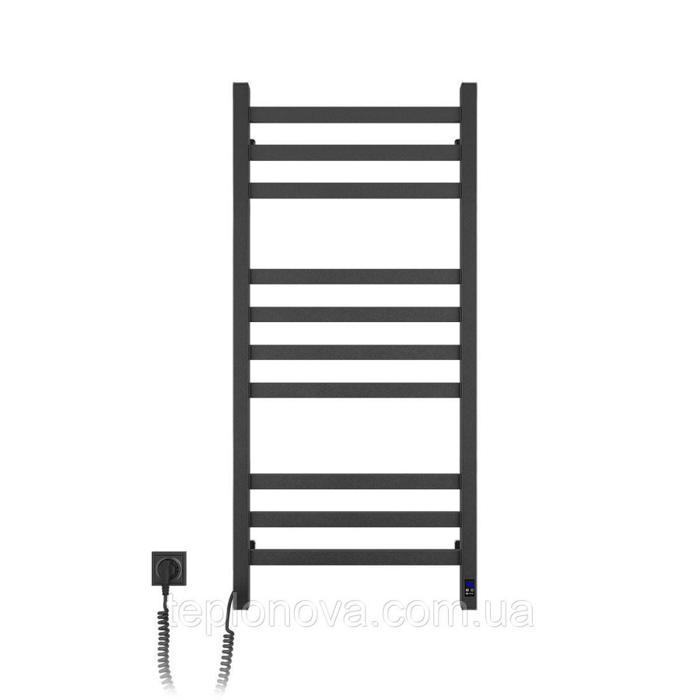 Сушарка для рушників Авангард 480х1000 Sensor ліва з таймером, чорний муар Чернівці - фото 6