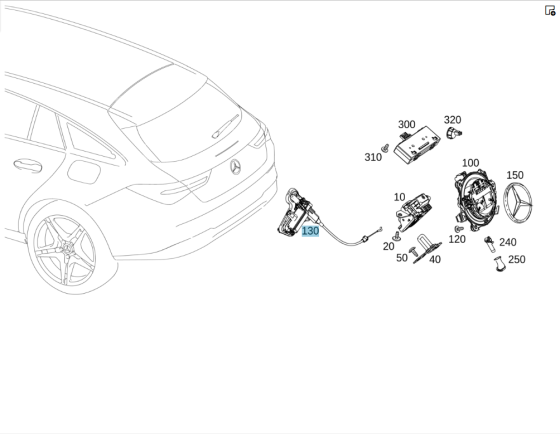 Mercedes-Benz  A2929062800 Привід дотягування замка багажника GLE Coupe C292 CLA Shooting Brake X118 Одесса