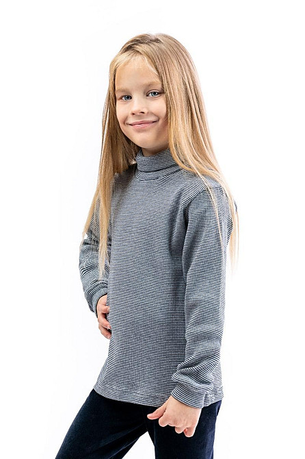 Водолазка дитяча з начосом сіра топ Крохатушка одяг Київ - фото 3