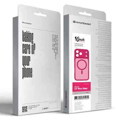 Чехол для мобильного телефона Armorstandart Lush MagCase Apple iPhone 17 Pro Max Pink (ARM87503) Винница