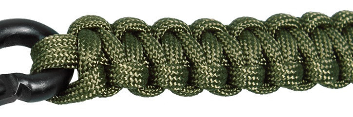Карабин с веревкой из паракорда до 2.5 метра Mil-Tec от Sturm (15931501) Olive Нововолынск - изображение 3