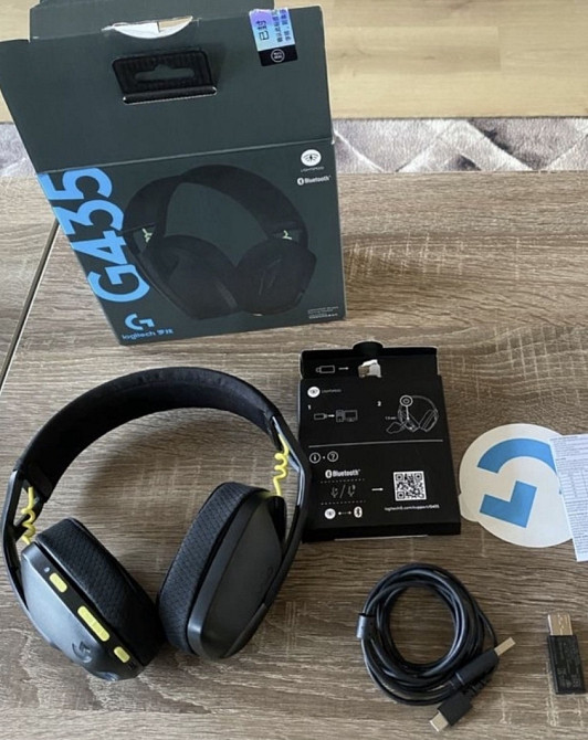 Ігрові навушники Logitech G435 Wireless (Black) (EU) Київ - фото 2