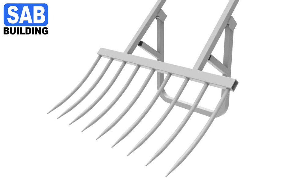 Чудо лопата (чудо вила) землекоп орач розрихлювач на 9 зубців, ЗАГНУТНІ, посилені (нова партія) Р Харків - фото 4