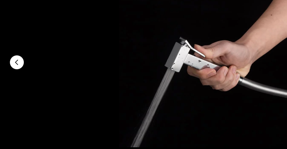 Змішувач для гігієнічного душу Koer KB-23007-04 (Колір хром+білий) (KR5162) Чернівці - фото 4