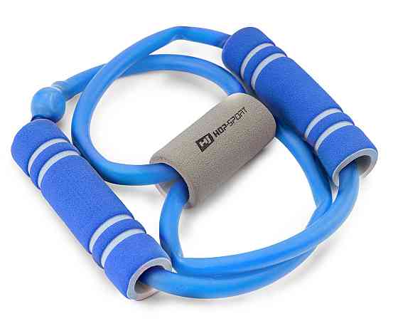 Еспандер гумовий з ручками Hop-Sport HS-L042YG синій Киев
