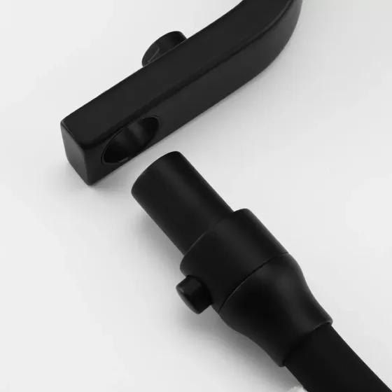 Змішувач для кухні з підключенням до фільтру GAPPO G4317-6 з гнучким виливом, чорний Київ