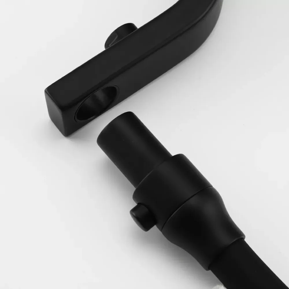 Смеситель для кухни с подключением к фильтру GAPPO G4317-6 с гибким изливом, черный Киев - изображение 3