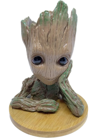Горшочек для цветов и канцелярии Грут Groot G1 + круглая подставка Винница - изображение 2