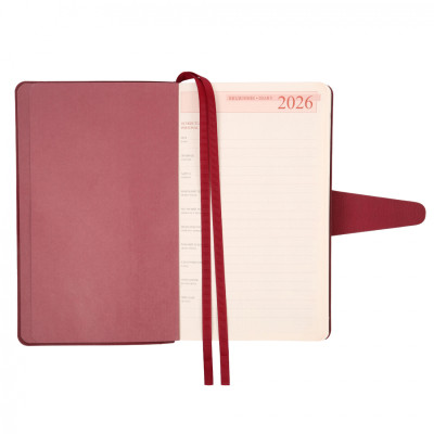 Тижневик Leo planner датований 2026 "Alpha", м‘який, бордовий, 352 сторінки (252630) Вінниця - фото 12