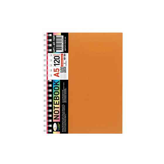 Блокнот А5 АП-1509(Orange) 120 аркушів, пружина збоку Вінниця