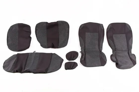 Чехлы на сидушки Авто-Елегант универс. с раздельной зад. спинкой серые Винница