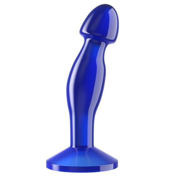 Анальна пробка - Flawless Clear Prostate Plug 6.5" Blue Sex Aura Київ - фото 2