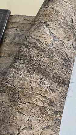 Обои виниловые на флизелине A.S.Creation UNITA 1.06x10 под камень структурные коричневые 79204-1 Киев