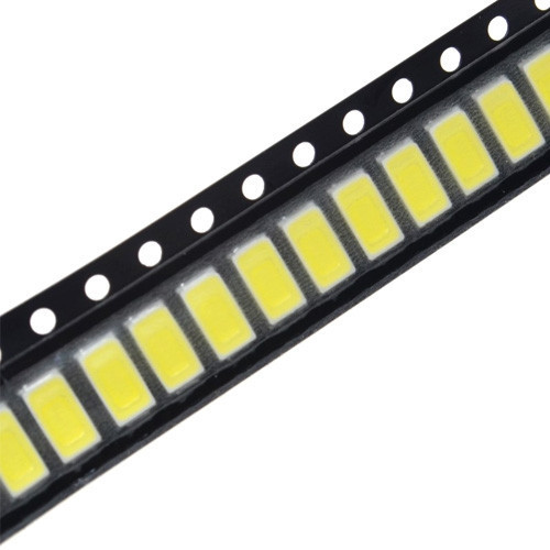 SMD LED светодиоды 5630/5730, 3В 0.2Вт 35–40 лм, 100 шт, белый холодный, для подсветки и ремонта Киев - изображение 1