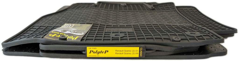 Килимки салону гумові Renault Scenic(2)01-/Scenic(3)09-,к-т (4шт.) Київ - фото 1