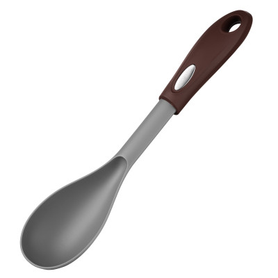 Ложка поварская Ardesto Gemini, 32см, нейлон, сіро-коричневий (AR2140PG) Винница - изображение 4