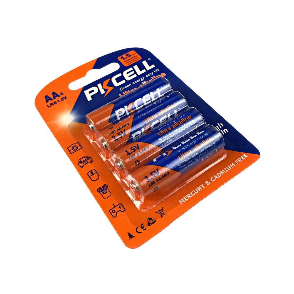 Батарейка PKCELL Ultra Alkaline AA LR6 1.5V, 4шт./блістер Київ - фото 2