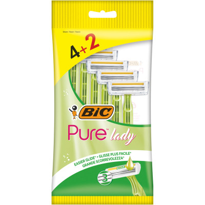 Бритва Bic Pure 3 Lady 4+2 шт. (3086126727370) Вінниця - фото 1