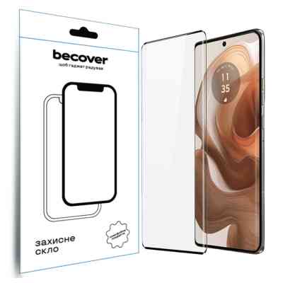 Скло захисне BeCover Motorola Edge 50 Ultra Black (712345) Вінниця
