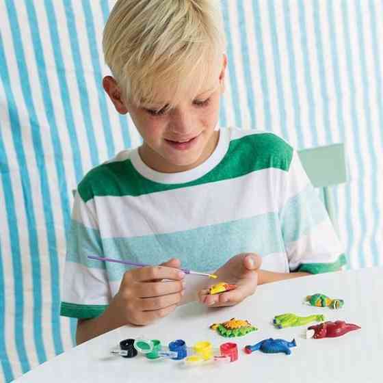 Набір для створення магнітів із гіпсу 4M Динозаври (00-03514) Харків