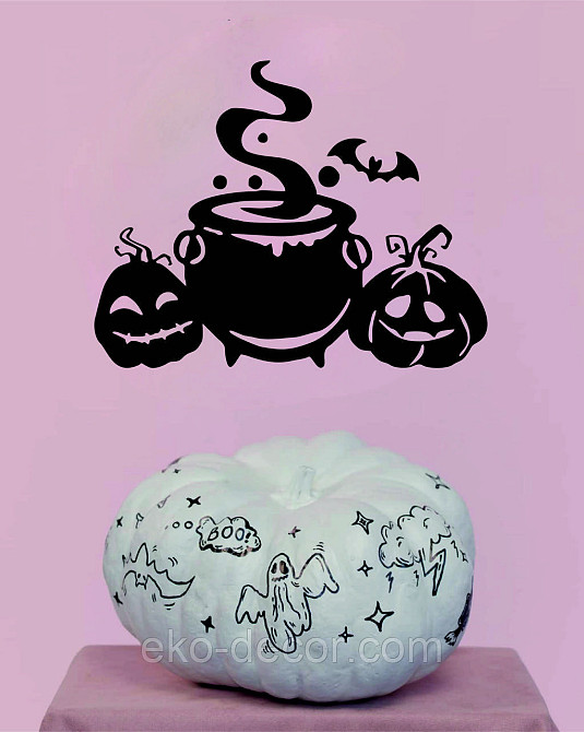 Декоративне настінне Панно «Коток відьми», Декор на стіну 90*70 см, Чорний Київ - фото 7