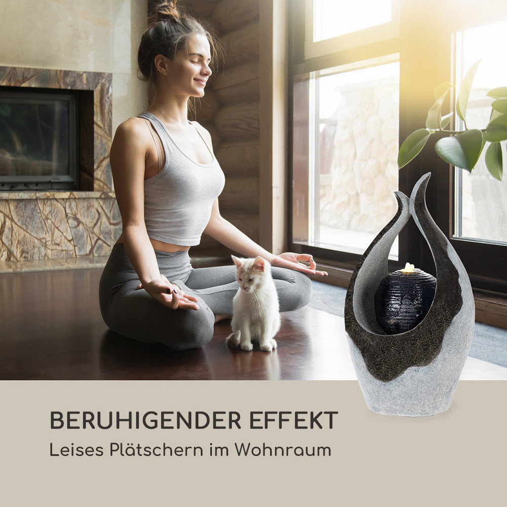 Садовый фонтан Noblino 7W Светодиодное освещение из полирезины (Германия, читать описание) Ровно - изображение 7