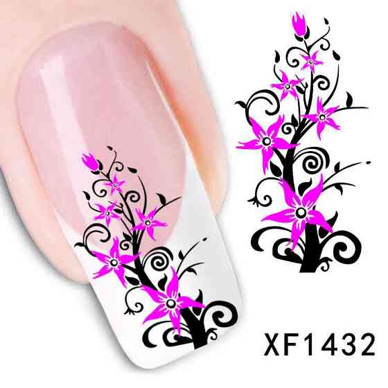 Наклейки для ногтей XF1432 Киев
