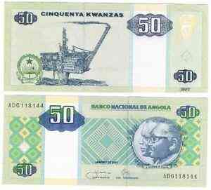 Angola Ангола - 50 Kwanzas 2011 UNC P. 146c Полтава