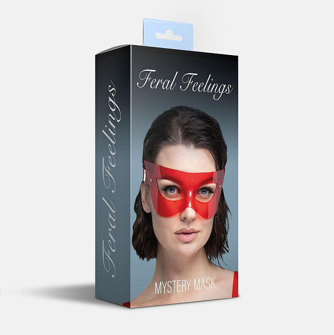 Маска Feral Feelings - Mystery Mask Red Trannsparent Sex Aura Київ - фото 2
