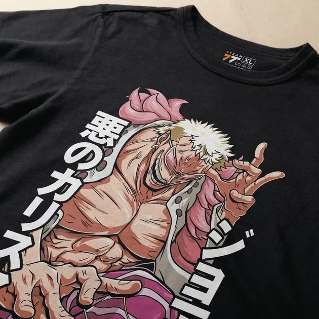 Футболка для підлітка хлопчика з принтом Ван Пис Дофламінго Розмір 160 Anime11003 Дніпро - фото 3