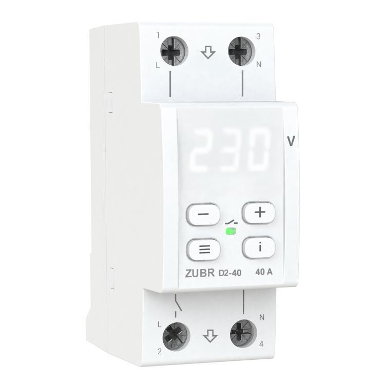 Реле напряжения D2-40 red ZUBR Харьков - изображение 1