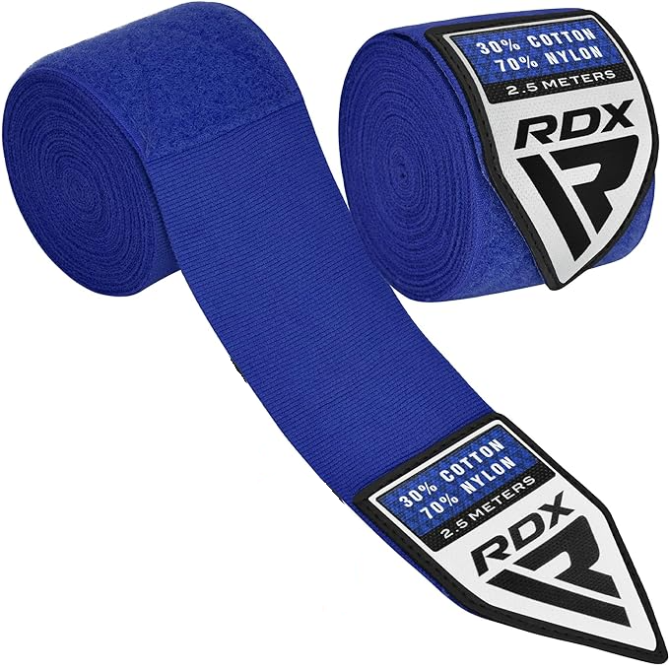 Бинти для боксу RDX Hand Wraps Blue (2.5м.) Каменское - изображение 1