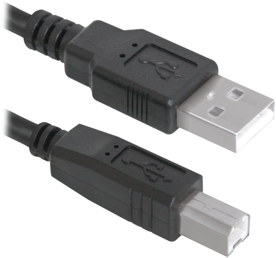 Кабель USB 2.0 AM-BM, 5.0 м, чорний, USB04-17 Defender Вінниця