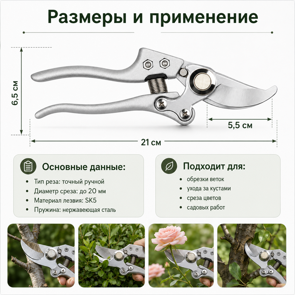 Садові ножиці, секатори, ножі (98745615) Київ - фото 13