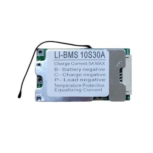BMS контролер 10S 30А 36В плата захисту Li ion з балансиром заряд 5А розряд 30А датчик температури NTC Київ - фото 2