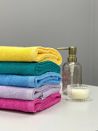 Рушник банний махровий Ideal Textile 70х140 см однотонний в кольорах 400 г/м2 (56860345) Чернівці - фото 7