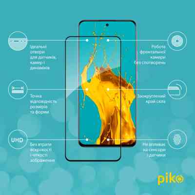 Скло захисне Piko Full Glue Realme 12 4G Black (1283126598647) Вінниця