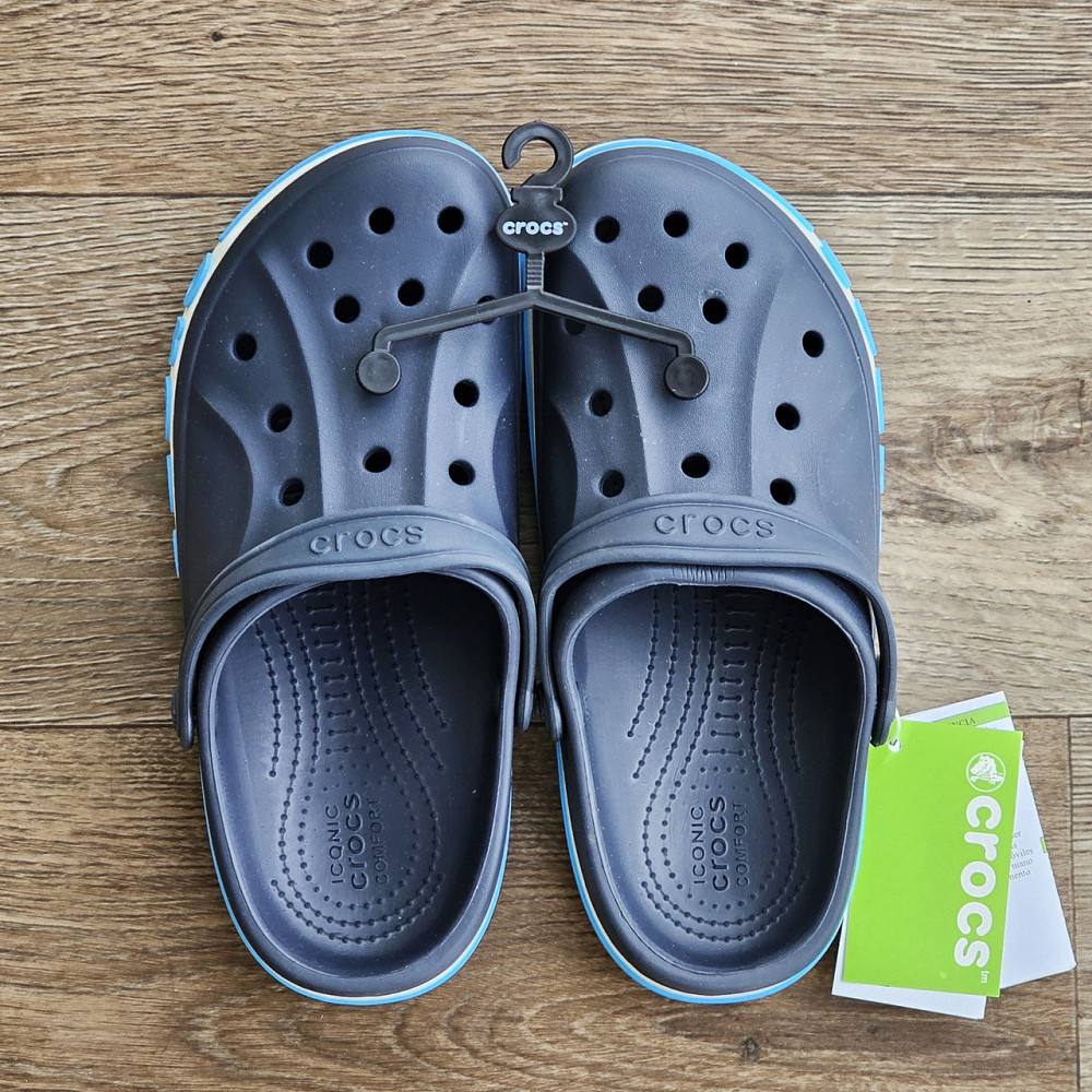 Крокси Темно-сірі капці CROCS Шльопанці Чоловічі Жіночі Сині (розміри: 39,40,41,42) Дніпро - фото 10