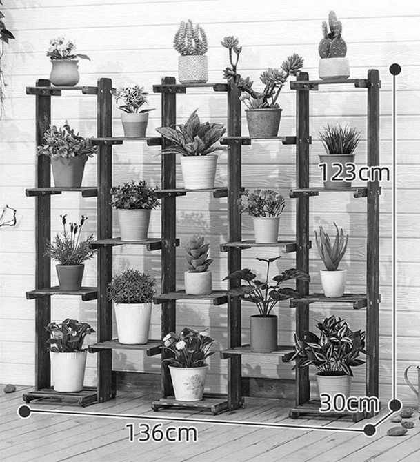 Підставка для квітів "Барейро 18" капучино Миколаїв - фото 2