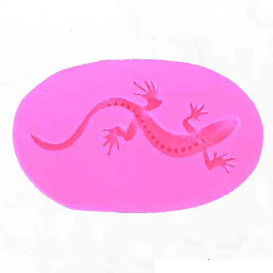 Форма силиконовая Ящерица 77 мм розовый Киев